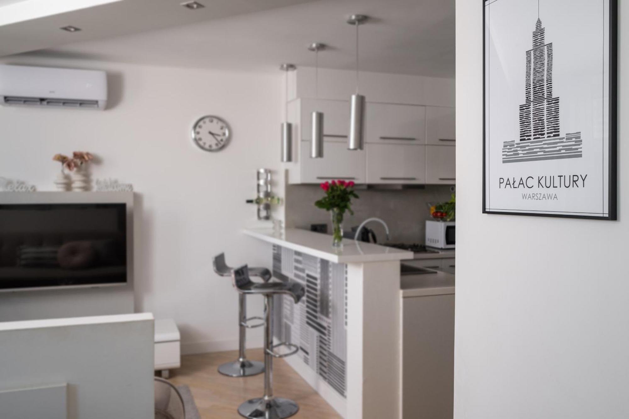 Air-Conditioned Premium Loft Warsaw Skyline Only 900 M To Central Station Εξωτερικό φωτογραφία